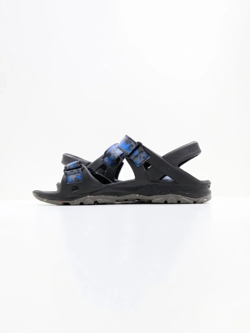 Merrell Hydro Drift Black & Blue Lightweight Water Sandals - Youth 4